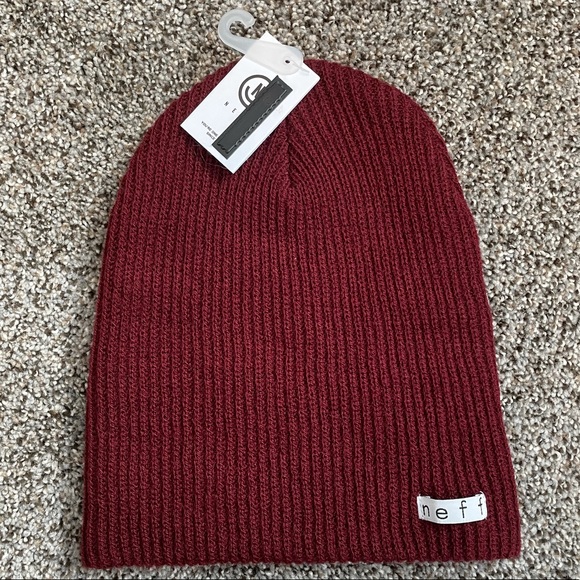 SOLD NWT Neff Maroon Daily Beanie O/S - Picture 1 of 3